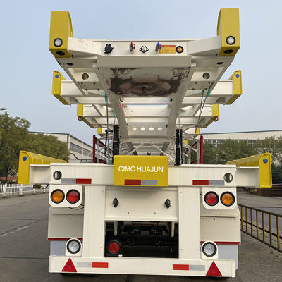 45 Tonnen 60 Tonnen Terminal Halbanhänger für 40 Fuß 45 Fuß Container 40 Fuß Container Kapazität