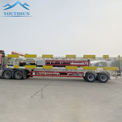 45 Tonnen 60 Tonnen Terminal Halbanhänger für 40 Fuß 45 Fuß Container 40 Fuß Container Kapazität