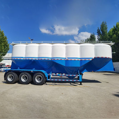 60cbm Zementbehälter Semi Anhänger Lkw Anhänger in 12400*2500*1580mm