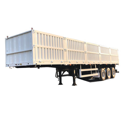13T/14T/16T/20T BPW/FUWA 3-Achsen-Flachbett-Sehranhänger mit Seitenwand