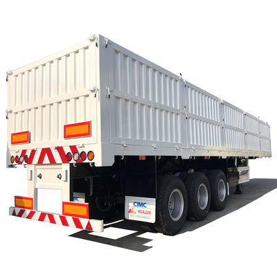 13T/14T/16T/20T BPW/FUWA 3-Achsen-Flachbett-Sehranhänger mit Seitenwand