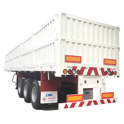 13T/14T/16T/20T BPW/FUWA 3-Achsen-Flachbett-Sehranhänger mit Seitenwand