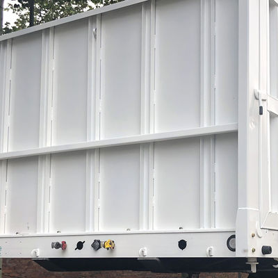 13T/14T/16T/20T BPW/FUWA 3-Achsen-Flachbett-Sehranhänger mit Seitenwand