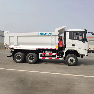 6x4 U-Form Weiß X3000 Dumper Truck für Schwerlastwagen Segment Maximalgeschwindigkeit 40-55/75 KM/h