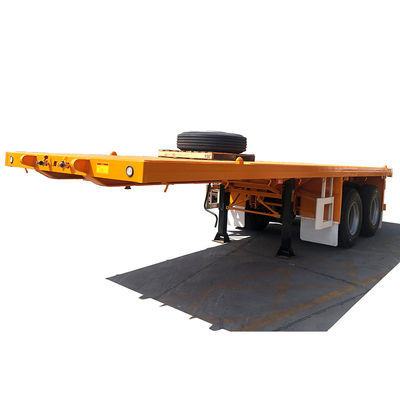 Containerschifffahrt CIMC 20ft Container Flatbed Semi Trailer mit 12uints Twist Locks