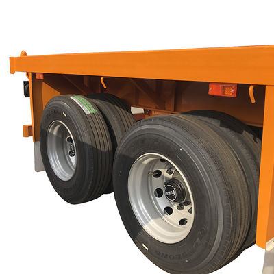 Containerschifffahrt CIMC 20ft Container Flatbed Semi Trailer mit 12uints Twist Locks