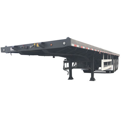 12400*2500*1580mm, 12400*2500*1580mm CIMC 3 Achsen Behälter Flachbett Semianhänger 60 t