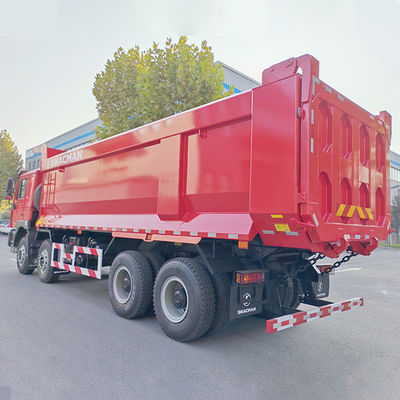 12 Vorwärtsverschaltungsnummer Shacman 8X4 F3000 Abstoßwagen für schwere Maschinen Flachkabine