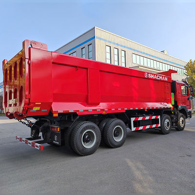 12 Vorwärtsverschaltungsnummer Shacman 8X4 F3000 Abstoßwagen für schwere Maschinen Flachkabine