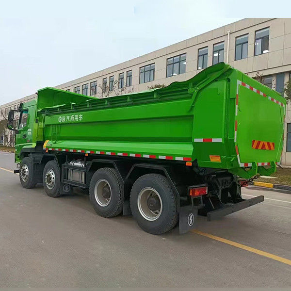 12 Vorwärtsverschiebung Shacman 8X4 Flachkabine U-Form H3000 F3000 Mülltruck für den Bergbau